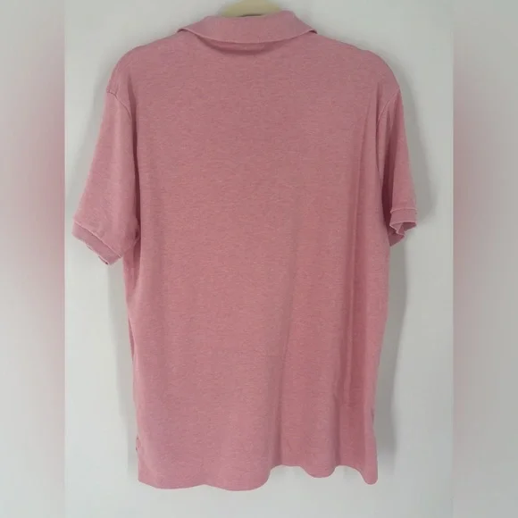 Polo Ralph Lauren Performance Shirt Mens L Pink Classic Pony Short Sleeve Polo - Picture 5 of 7